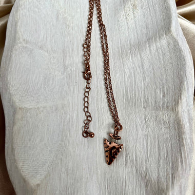 Women's Copper Arrowhead Protection Necklace