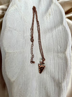 Women's Copper Arrowhead Protection Necklace