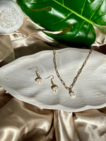 White Stone Elephant Necklace