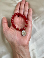 Red Jade Psalms 46 Bracelet