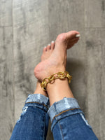 Chunky Gold statement Anklet