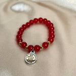 Red Jade Psalms 46 Bracelet