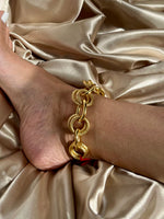 Chunky Gold statement Anklet