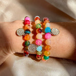 Women's Success & Motivation Rainbow Agate Bracelet