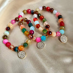 Women's Success & Motivation Rainbow Agate Bracelet