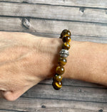 Men's Genuine Tigers Eye Bracelet