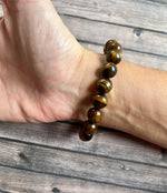 Men's Genuine Tigers Eye Bracelet