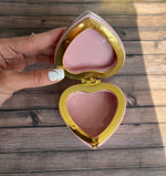 Ceramic Heart Jewelry Box ~ Heart Decor ~ Trinket Box