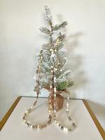 Luxury White Gold Crystal Decorative Garland