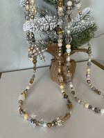 Luxury White Gold Crystal Decorative Garland