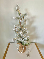 Luxury White Gold Crystal Decorative Garland