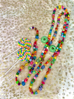 Candy themed Beaded Garland ~ Candy Theme Holiday Decor