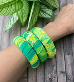 Women's Hand-dyed Statement Bangle, Resort Wear Jewelry