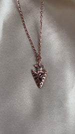 Women's Copper Arrowhead Protection Necklace